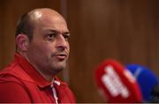 18 June 2017; Rory Best during a British and Irish Lions press conference at the ibis Hamilton Tainui Hotel in Hamilton, New Zealand. Photo by Stephen McCarthy/Sportsfile