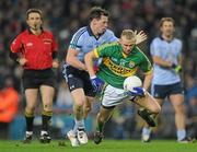 4 February 2012; Barry John Keane, Kerry, in action against Philly McMahon, Dublin. Allianz Football League, Division 1, Round 1, Dublin v Kerry, Croke Park, Dublin. Picture credit: Stephen McCarthy / SPORTSFILE