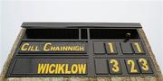 5 February 2012; A view of the scoreboard late in the game. Allianz Football League, Division 4, Round 1, Kilkenny v Wicklow, Freshford GAA Grounds, Freshford, Co. Kilkenny. Picture credit: Ray McManus / SPORTSFILE