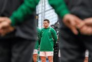 5 February 2012; Fergus McFadden, Ireland, stands in the lineup before the game. RBS Six Nations Rugby Championship, Ireland v Wales, Aviva Stadium, Lansdowne Road, Dublin. Picture credit: Brendan Moran / SPORTSFILE