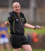 22 January 2012; Referee Maurice Condon. McGrath Cup Football Semi-Final, Tipperary v University College Cork, Clonmel Sportsfield, Clonmel, Co. Tipperary. Picture credit: Stephen McCarthy / SPORTSFILE