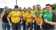 18 June 2017; Donegal supporters from Castlefinn going to the Ulster GAA Football Senior Championship Semi-Final match between Tyrone and Donegal at St Tiernach's Park in Clones, Co. Monaghan. Photo by Oliver McVeigh/Sportsfile