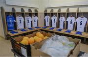 18 June 2017; A general view of the Waterford jerseys in the dressing room before the Munster GAA Hurling Senior Championship Semi-Final match between Waterford and Cork at Semple Stadium in Thurles, Co Tipperary.  Photo by Piaras Ó Mídheach/Sportsfile