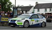 18 June 2017: Donagh Kelly and Conor Foley from Frosses Co.Donegal Ford Focus in action during SS 17 Glen in the 2017 Joule Donegal International Rally.  Photo by Philip Fitzpatrick/Sportsfile