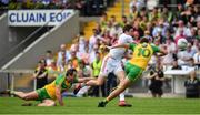 18 June 2017; Sean Cavanagh of Tyrone is tackled by Michael Murphy of Donegal during the Ulster GAA Football Senior Championship Semi-Final match between Tyrone and Donegal at St Tiernach's Park in Clones, Co. Monaghan. Photo by Ramsey Cardy/Sportsfile