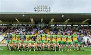 18 June 2017; The Donegal panel ahead of the Ulster GAA Football Senior Championship Semi-Final match between Tyrone and Donegal at St Tiernach's Park in Clones, Co. Monaghan. Photo by Ramsey Cardy/Sportsfile