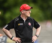 18 June 2017; Tyrone manager Mickey Harte during the Ulster GAA Football Senior Championship Semi-Final match between Tyrone and Donegal at St Tiernach's Park in Clones, Co. Monaghan. Photo by Oliver McVeigh/Sportsfile