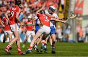 18 June 2017; Stephen Bennett of Waterford is tackled by Damien Cahalane of Cork during the Munster GAA Hurling Senior Championship Semi-Final match between Waterford and Cork at Semple Stadium in Thurles, Co Tipperary.  Photo by Piaras Ó Mídheach/Sportsfile
