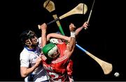 18 June 2017; Shane Kingston, front, and Patrick Horgan of Cork in action against Barry Coughlan of Waterford during the Munster GAA Hurling Senior Championship Semi-Final match between Waterford and Cork at Semple Stadium in Thurles, Co Tipperary.  Photo by Piaras Ó Mídheach/Sportsfile