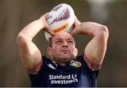 19 June 2017; Rory Best during the British and Irish Lions captain's run at Beetham Park in Hamilton, New Zealand. Photo by Stephen McCarthy/Sportsfile