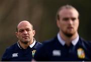 19 June 2017; Rory Best, left, and Kristian Dacey during the British and Irish Lions captain's run at Beetham Park in Hamilton, New Zealand. Photo by Stephen McCarthy/Sportsfile