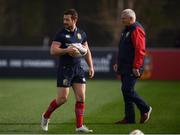 19 June 2017; Greig Laidlaw and British and Irish Lions head coach Warren Gatland during their captain's run at Beetham Park in Hamilton, New Zealand. Photo by Stephen McCarthy/Sportsfile