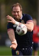 19 June 2017; Alun Wyn Jones during the British and Irish Lions captain's run at Beetham Park in Hamilton, New Zealand. Photo by Stephen McCarthy/Sportsfile