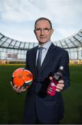 21 June 2017; Republic of Ireland manager Martin O'Neill in attendance during the launch of new partnership between the Football Association of Ireland and iPro Sport, who were announced as the official sports drink of the FAI. Photo by Sam Barnes/Sportsfile