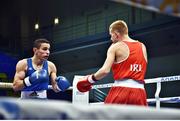 21 June 2017; Kurt Walker of Ireland, right, in action against Raffaele Di Serio of Italy during their Bantamweight Quarter-final bout during the EUBC Continental Championships at Kharkiv in the Ukraine. Photo by AIBA via Sportsfile
