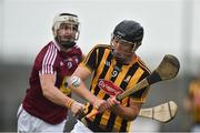 21 June 2017; Pat Lyng of Kilkenny in action against Shane Clavin of Westmeath during the Bord Gáis Energy Leinster GAA Hurling U21 Championship Semi-Final match between Westmeath and Kilkenny at Cusack Park, in Mullingar. Photo by David Maher/Sportsfile