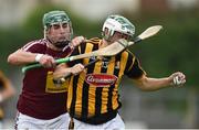 21 June 2017; Shane Walsh of Kilkenny in action against Joe Rabbit  of Westmeath during the Bord Gáis Energy Leinster GAA Hurling U21 Championship Semi-Final match between Westmeath and Kilkenny at Cusack Park, in Mullingar. Photo by David Maher/Sportsfile