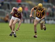 21 June 2017; Naoise McKenna of Westmeath in action against Billy Ryan of Kilkenny during the Bord Gáis Energy Leinster GAA Hurling U21 Championship Semi-Final match between Westmeath and Kilkenny at Cusack Park, in Mullingar. Photo by David Maher/Sportsfile