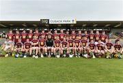 21 June 2017;  Westmeath team before the Bord Gáis Energy Leinster GAA Hurling U21 Championship Semi-Final match between Westmeath and Kilkenny at Cusack Park, in Mullingar. Photo by David Maher/Sportsfile