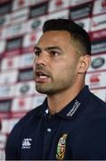 22 June 2017; Ben Te'o during a British and Irish Lions press conference at QBE Stadium in Auckland, New Zealand. Photo by Stephen McCarthy/Sportsfile