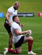22 June 2017; Tadhg Furlong and James Haskell during a British and Irish Lions training session at QBE Stadium in Auckland, New Zealand. Photo by Stephen McCarthy/Sportsfile