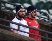 22 June 2017; Sam Warburton, right, and Cory Hill during a British and Irish Lions training session at QBE Stadium in Auckland, New Zealand. Photo by Stephen McCarthy/Sportsfile