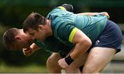 22 June 2017; Niall Scannell, right, and Andrew Porter of Ireland during squad training at Ichikawa City, in Chiba, Japan. Photo by Brendan Moran/Sportsfile