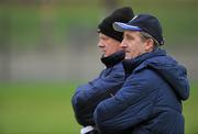 5 February 2012; Waterford manager Michael Ryan, right, with selector Nicky Cashin. Waterford Crystal Cup Hurling, Quarter-Final, Waterford v UCC, WIT Sportsgrounds, Waterford. Picture credit: Matt Browne / SPORTSFILE