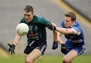 12 February 2012; John Doyle, Kildare, in action against Ronan McNally, Monaghan. Allianz Football League, Division 2, Round 2, Monaghan v Kildare, St Tiernach's Park, Clones, Co Monaghan. Picture credit: Barry Cregg / SPORTSFILE