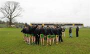 12 February 2012; The Donegal squad during their pre match warm up. Allianz Football League, Division 1, Round 2, Donegal v Laois, O'Donnell Park, Letterkenny, Co. Donegal. Picture credit: Oliver McVeigh / SPORTSFILE