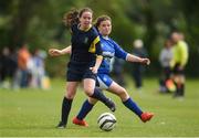 22 June 2017; Emma Doherty of Inishowen League in action against Zoe Sullivan of Waterford Women's League during the Fota Island Resort FAI u16 Gaynor Cup at University of Limerick in Limerick. Photo by Diarmuid Greene/Sportsfile