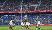 10 June 2017; Devin Toner of Ireland wins possession in a lineout during the international match between Ireland and USA at the Red Bull Arena in Harrison, New Jersey, USA. Photo by Ramsey Cardy/Sportsfile