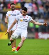 18 June 2017; Mattie Donnelly of Tyrone during the Ulster GAA Football Senior Championship Semi-Final match between Tyrone and Donegal at St Tiernach's Park in Clones, Co. Monaghan. Photo by Ramsey Cardy/Sportsfile