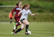 22 June 2017; Holly Jenkinson of Wexford Schoolboys/Girls League in action against Ciara O'Malley of Galway & District League during the Fota Island Resort FAI u14 Gaynor Cup at University of Limerick in Limerick. Photo by Diarmuid Greene/Sportsfile