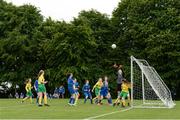 22 June 2017; Kerry Schoolboys/Girls League goalkeeper Ciara Butler comes to collect a corner against North Tipperary Schoolboys/Girls League during the Fota Island Resort FAI u16 Gaynor Cup at University of Limerick in Limerick. Photo by Diarmuid Greene/Sportsfile