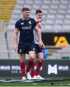23 June 2017; Owen Farrell, left, and Jonathan Sexton of the British and Irish Lions during their captain's run at Eden Park in Auckland, New Zealand. Photo by Stephen McCarthy/Sportsfile