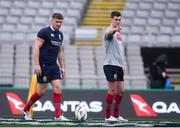 23 June 2017; Owen Farrell, left, and Jonathan Sexton of the British and Irish Lions during their captain's run at Eden Park in Auckland, New Zealand. Photo by Stephen McCarthy/Sportsfile