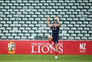 23 June 2017; Jonathan Davies of the British & Irish Lions during their captain's run at QBE Stadium in Auckland, New Zealand. Photo by Stephen McCarthy/Sportsfile