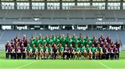 23 June 2017; The Ireland squad and management pose for a squad photograph before their captain's run at the Ajinomoto Stadium in Tokyo, Japan. Photo by Brendan Moran/Sportsfile