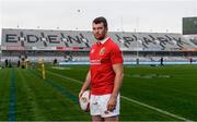 23 June 2017; Peter O'Mahony, British & Irish Lions captain for the 1st test against the New Zealand All Blacks, poses for a portrait at Eden Park in Auckland, New Zealand. Photo by Stephen McCarthy/Sportsfile