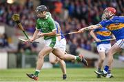 22 June 2017; Barry Murphy of Limerick is tackled by Willie Connors of Tipperary during the Bord Gais Energy Munster GAA Under 21 Hurling Quarter-Final match between Limerick and Tipperary at the Gaelic Grounds in Limerick. Photo by Ramsey Cardy/Sportsfile