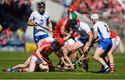18 June 2017; Waterford and Cork players battle for possession during the Munster GAA Hurling Senior Championship Semi-Final match between Waterford and Cork at Semple Stadium in Thurles, Co Tipperary.  Photo by Piaras Ó Mídheach/Sportsfile