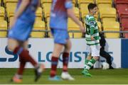 23 June 2017; Trevor Clarke of Shamrock Rovers celebrates scoring his side's second goal during the SSE Airtricity League Premier Division match between Shamrock Rovers and Drogheda United at Tallaght Stadium in Tallaght, Co Dublin. Photo by Piaras Ó Mídheach/Sportsfile