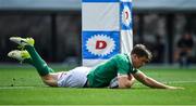 24 June 2017; Garry Ringrose of Ireland scores his side's first try during the international rugby match between Japan and Ireland in the Ajinomoto Stadium in Tokyo, Japan. Photo by Brendan Moran/Sportsfile