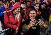 24 June 2017; Sonny Bill Williams of New Zealand with supporters following the First Test match between New Zealand All Blacks and the British & Irish Lions at Eden Park in Auckland, New Zealand. Photo by Stephen McCarthy/Sportsfile