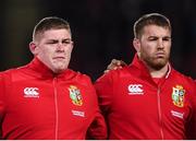24 June 2017; Tadhg Furlong, left, and Sean O'Brien of the British & Irish Lions prior to the First Test match between New Zealand All Blacks and the British & Irish Lions at Eden Park in Auckland, New Zealand. Photo by Stephen McCarthy/Sportsfile