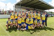 24 June 2017; Roscommon players celebrate after the Bank of Ireland Celtic Challenge Corn Michael Feery Final match between Armagh and Roscommon at Netwatch Cullen Park in Carlow. Photo by Seb Daly/Sportsfile