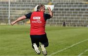 24 June 2017; Wexford manager Seamus McEnaney celebrates at the final whistle after victory over Limerick in their GAA Football All-Ireland Senior Championship Round 1B match at the Gaelic Grounds in Limerick. Photo by Diarmuid Greene/Sportsfile