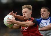 24 June 2017; Jerome Johnston of Down in action against Ryan Wylie of Monaghan during the Ulster GAA Football Senior Championship Semi-Final match between Down and Monaghan at the Athletic Grounds in Armagh. Photo by Oliver McVeigh/Sportsfile