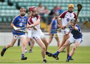 24 June 2017; Adam Clarke of Galway Maroon in action against Tomas Vaughan of South Tipperary during the Corn Michael Hogan Final at the Bank of Ireland Celtic Challenge Finals Day #BoICelticChallenge at Netwatch Cullen Park in Carlow. Photo by Matt Browne/Sportsfile